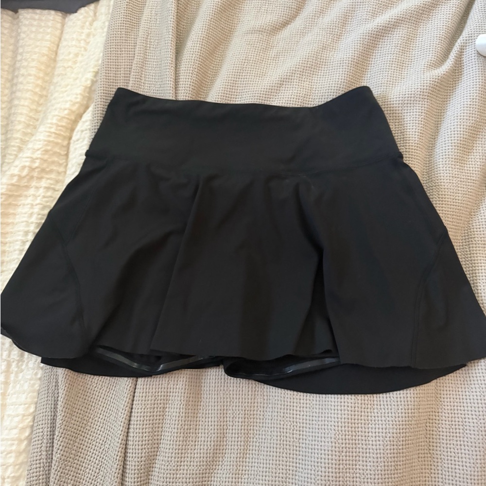Athleta Black Ace Tennis Skirt 13.5”